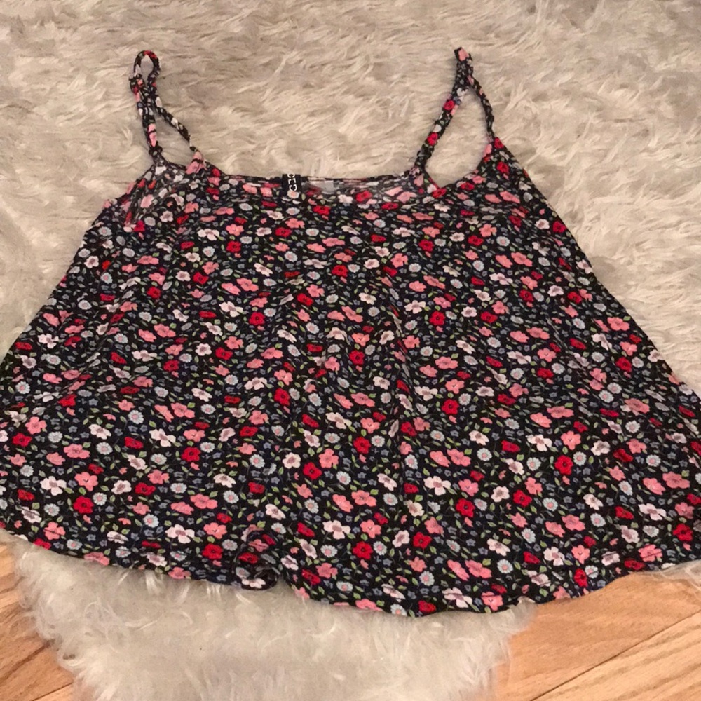 Floral crop top